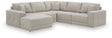 Next-Gen Gaucho Gray 5-Piece Sectional with Chaise by Ashley at Eve Furniture