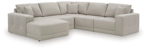 Next-Gen Gaucho Gray 5-Piece Sectional with Chaise by Ashley at Eve Furniture