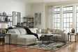 Next-Gen Gaucho Gray 6-Piece Left Arm Facing Chaise Sectional by Ashley at Eve Furniture