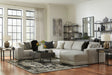 Next-Gen Gaucho Gray 6-Piece Right Arm Facing Chaise Sectional by Ashley at Eve Furniture