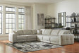 Next-Gen Gaucho Gray 6-Piece Sectional by Ashley at Eve Furniture