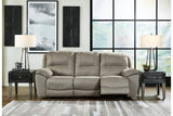 Next-Gen Gaucho Putty Manual Reclining Sofa by Ashley at Eve Furniture