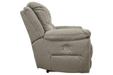 Next-Gen Gaucho Putty Power Reclining Loveseat with Console by Ashley at Eve Furniture