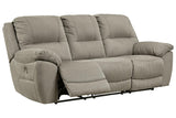 Next-Gen Gaucho Putty Power Reclining Sofa by Ashley at Eve Furniture