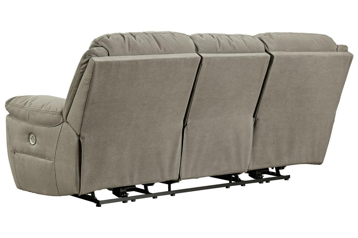 Next-Gen Gaucho Putty Power Reclining Sofa by Ashley at Eve Furniture