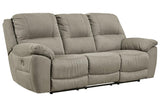 Next-Gen Gaucho Putty Power Reclining Sofa by Ashley at Eve Furniture
