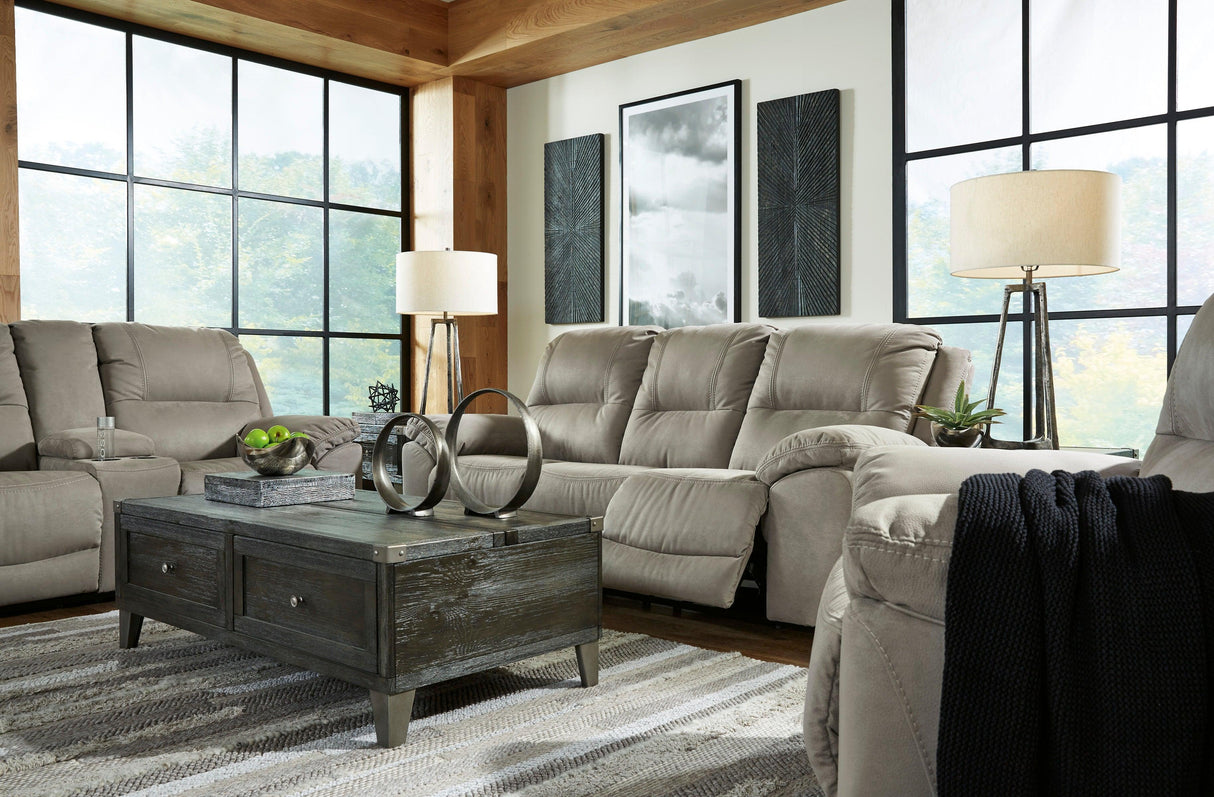 Next-Gen Gaucho Putty Reclining Living Room Set by Ashley at Eve Furniture