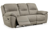 Next-Gen Gaucho Putty Reclining Sofa and Loveseat by Ashley at Eve Furniture