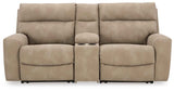 Next-Gen Sand DuraPella Power Reclining Living Room Set with Console by Ashley at Eve Furniture