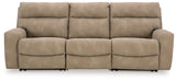 Next-Gen Sand DuraPella Power Reclining Living Room Set with Console by Ashley at Eve Furniture