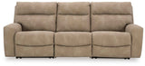 Next-Gen Sand DuraPella Power Reclining Sofa & Loveseat by Ashley at Eve Furniture