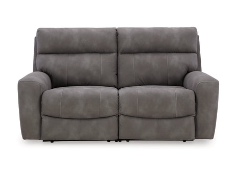 Next-Gen Slate DuraPella Sofa and Loveseat by Ashley at Eve Furniture