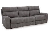 Next-Gen Slate DuraPella Sofa and Loveseat by Ashley at Eve Furniture
