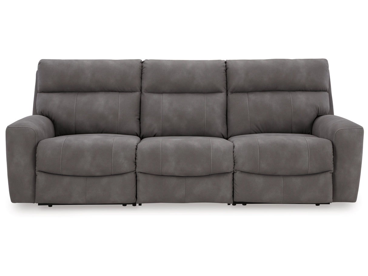 Next-Gen Slate DuraPella Sofa and Loveseat by Ashley at Eve Furniture
