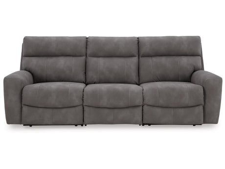 Next-Gen Slate DuraPella Sofa and Loveseat by Ashley at Eve Furniture