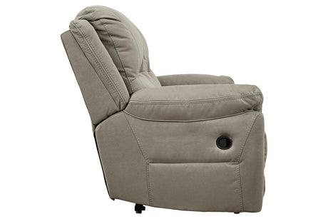 Next-Gen Gaucho Putty Manual Reclining Sofa by Ashley at Eve Furniture