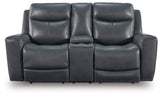 Next Move Admiral Power Reclining Loveseat by Ashley at Eve Furniture