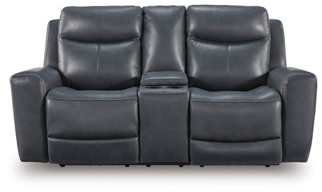 Next Move Admiral Power Reclining Loveseat by Ashley at Eve Furniture