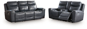 Next Move Admiral Power Reclining Sofa and Loveseat by Ashley at Eve Furniture