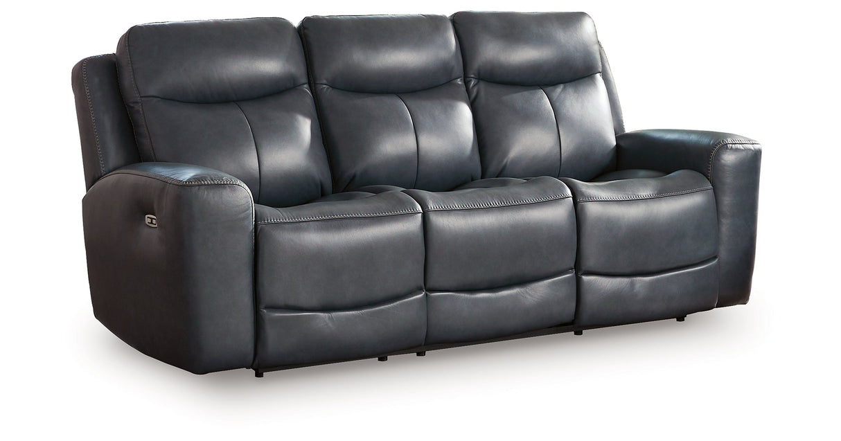 Next Move Admiral Power Reclining Sofa by Ashley at Eve Furniture