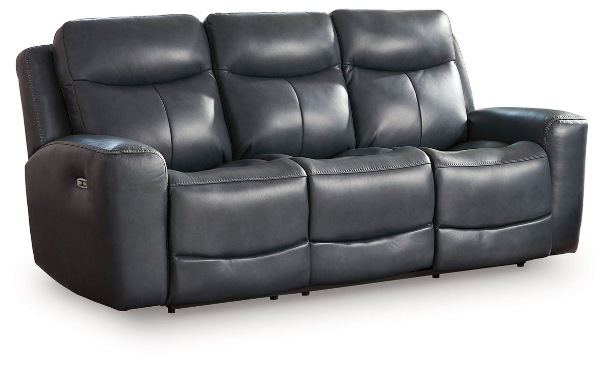 Next Move Admiral Power Reclining Sofa by Ashley at Eve Furniture