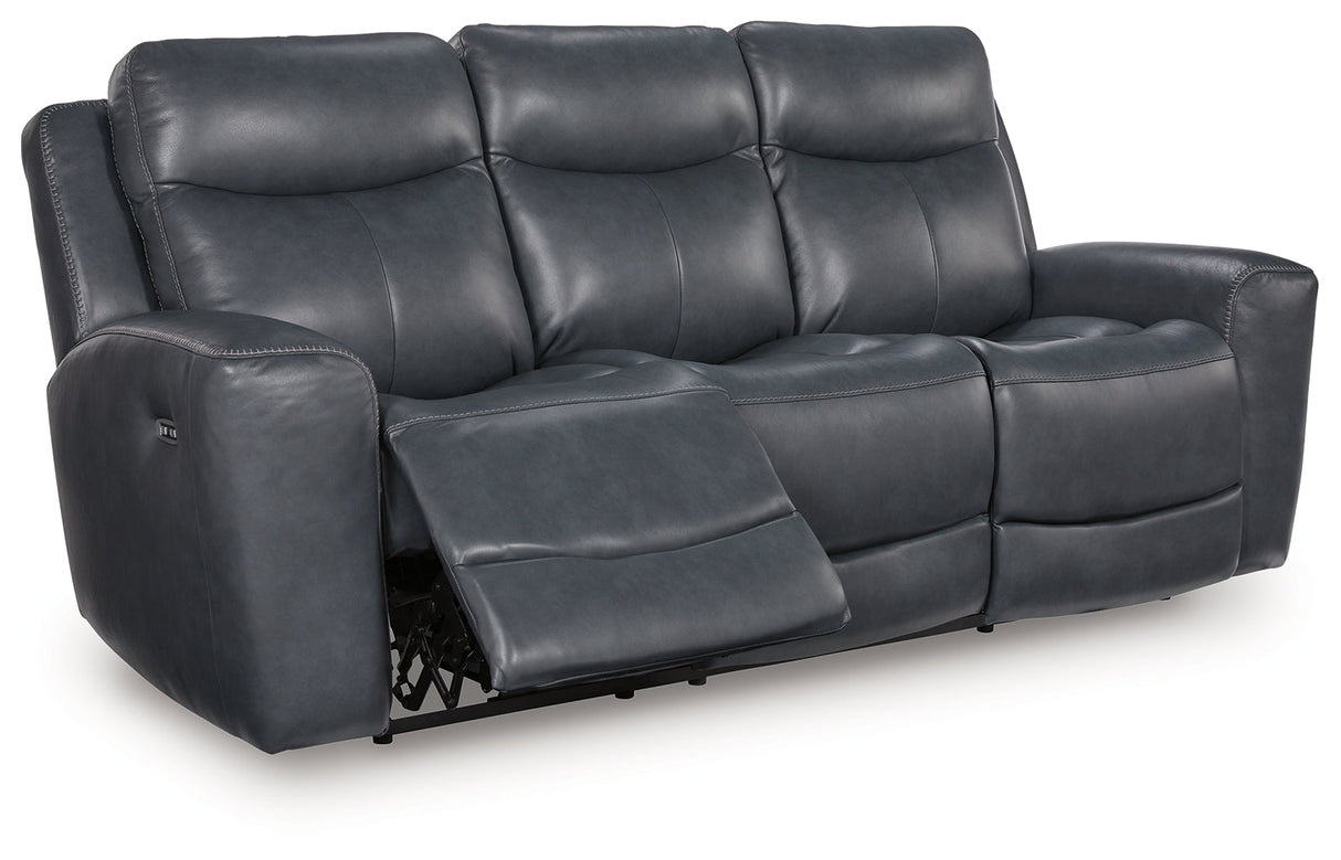 Next Move Admiral Power Reclining Sofa by Ashley at Eve Furniture