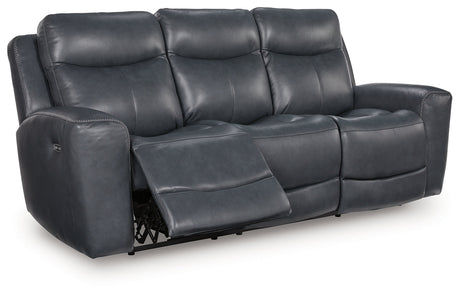 Next Move Admiral Power Reclining Sofa by Ashley at Eve Furniture