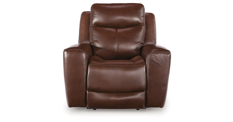 Next Move Mahogany Power Recliner by Ashley at Eve Furniture