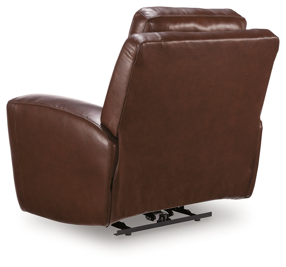 Next Move Mahogany Power Recliner by Ashley at Eve Furniture