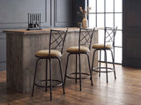 Nexus Dark Brown Height Swivel Counter Hight Chair, Set of 3 by Homelegance at Eve Furniture