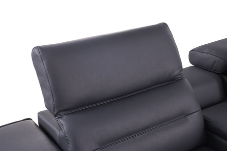 Nexus Dark Navy 6-Piece Power Reclining Sectional by New Era Innovations at Eve Furniture