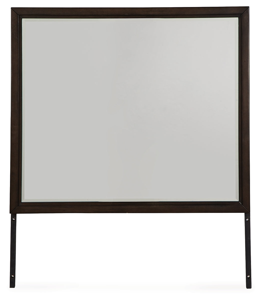 Neymorton Dark Grayish Brown Bedroom Mirror