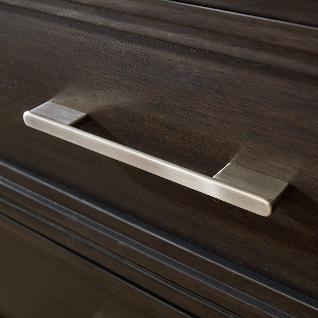 Neymorton Dark Grayish Brown Chest of Drawers by Ashley at Eve Furniture