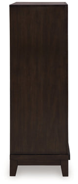 Neymorton Dark Grayish Brown Chest of Drawers