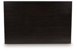 Neymorton Dark Grayish Brown Counter Height Dining Table by Ashley at Eve Furniture
