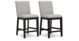 Neymorton Dark Grayish Brown Counter Height Set by Ashley at Eve Furniture
