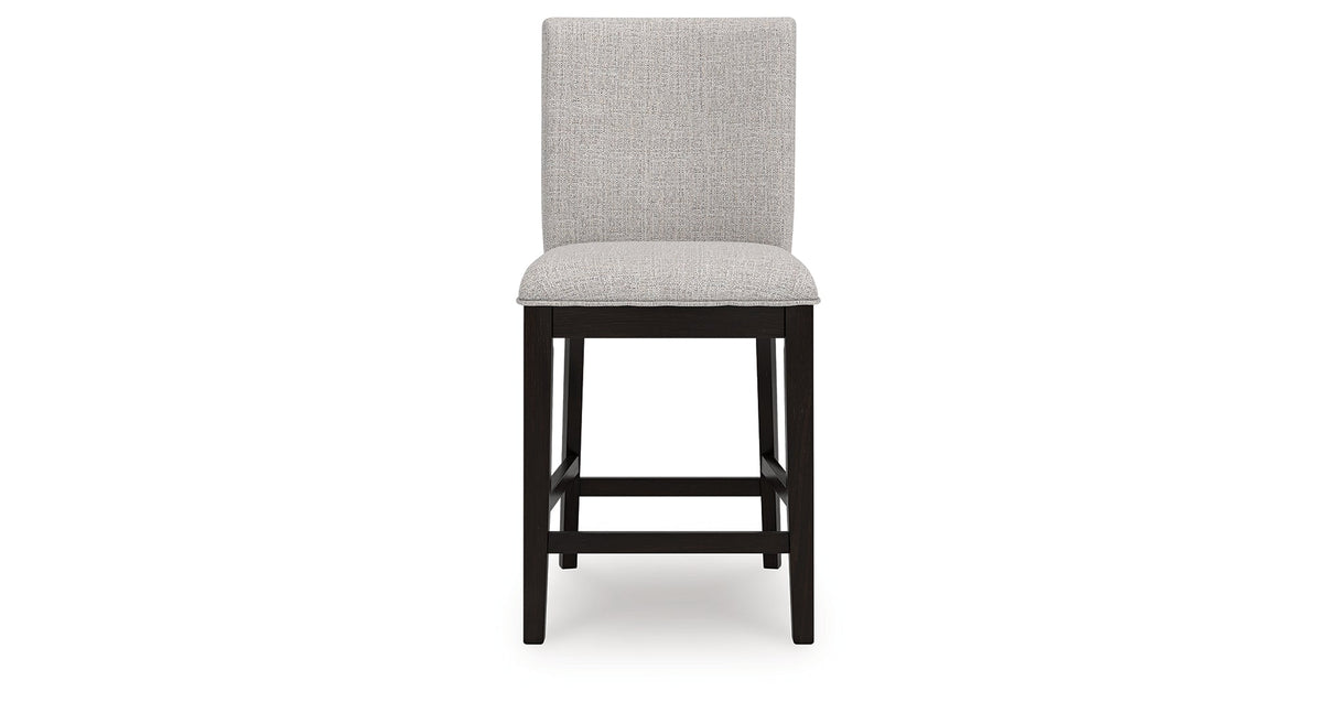 Neymorton Dark Grayish Brown Counter Height Set by Ashley at Eve Furniture