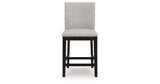 Neymorton Dark Grayish Brown Counter Height Set by Ashley at Eve Furniture