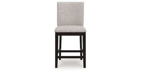 Neymorton Dark Grayish Brown Counter Height Set by Ashley at Eve Furniture