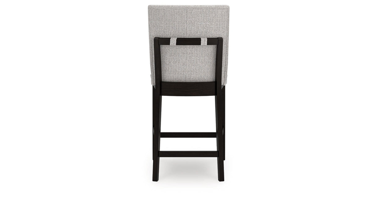 Neymorton Dark Grayish Brown Counter Height Set by Ashley at Eve Furniture