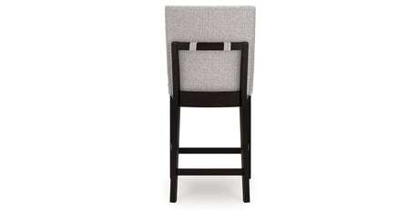 Neymorton Dark Grayish Brown Counter Height Set by Ashley at Eve Furniture