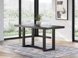 Neymorton Dark Grayish Brown Counter Height Set by Ashley at Eve Furniture