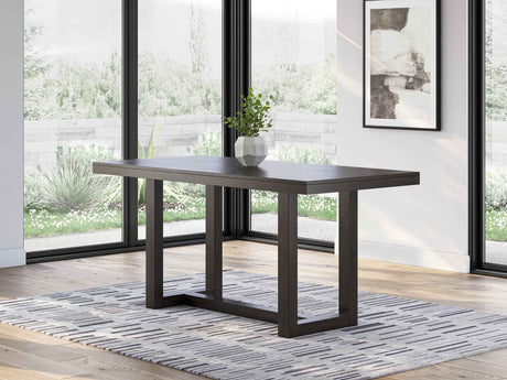 Neymorton Dark Grayish Brown Counter Height Set by Ashley at Eve Furniture