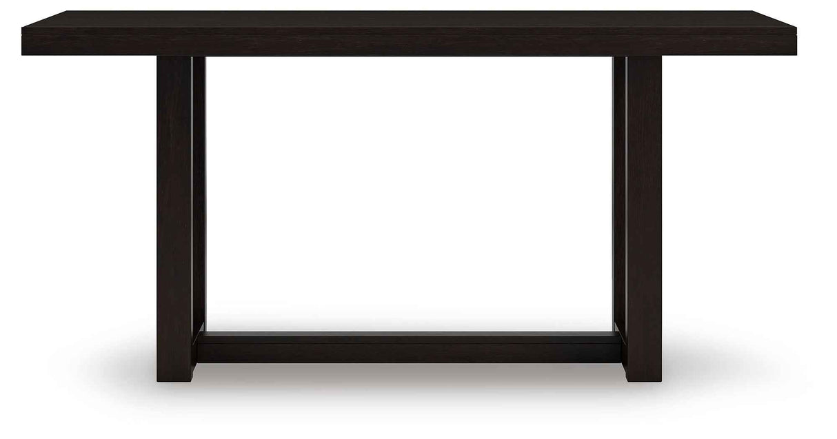 Neymorton Dark Grayish Brown Counter Height Set by Ashley at Eve Furniture