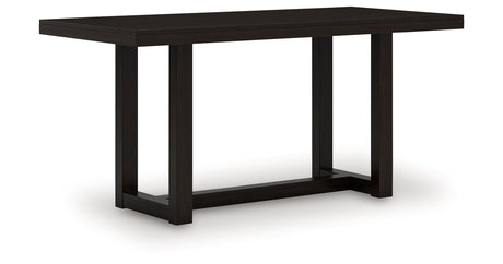 Neymorton Dark Grayish Brown Counter Height Set by Ashley at Eve Furniture