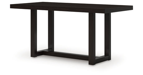 Neymorton Dark Grayish Brown Counter Height Set by Ashley at Eve Furniture