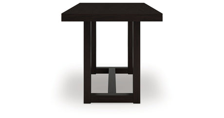 Neymorton Dark Grayish Brown Counter Height Set by Ashley at Eve Furniture