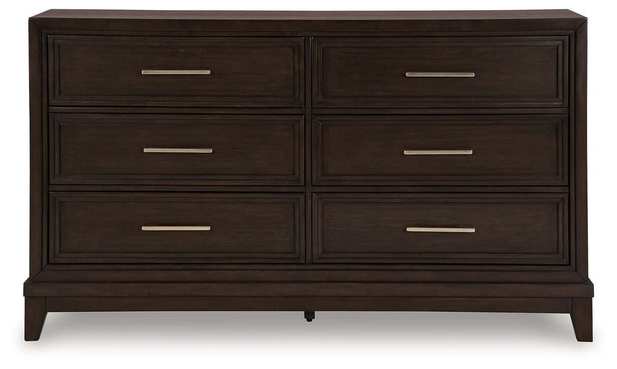 Neymorton Dark Grayish Brown Dresser