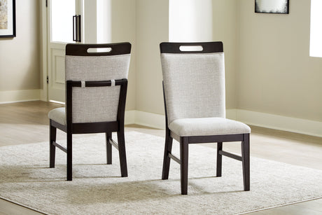 Neymorton Dark Grayish Brown Extendable Dining Room Set by Ashley at Eve Furniture