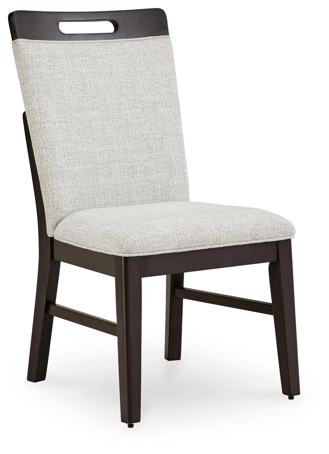 Neymorton Light Gray/Brown Dining Chair, Set of 2 by Ashley at Eve Furniture